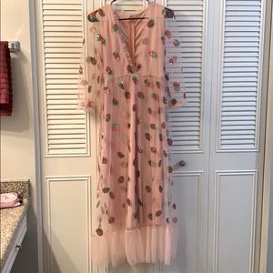 Sequins strawberry dress